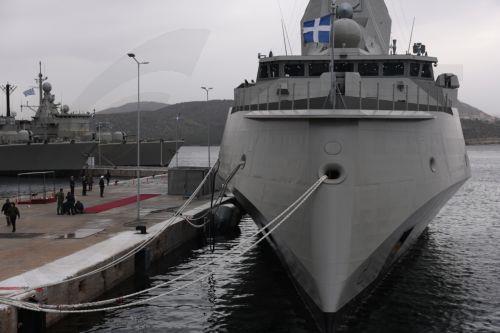 Two Greek frigates dock in Limassol port