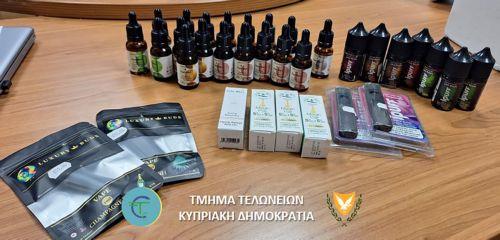 Κατασχέσεις υγρών ηλεκτρονικών τσιγάρων με επικίνδυνες συνθετικές ουσίες στο πλαίσιο της επιχείρησης «eVAPER8»