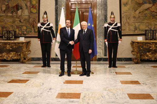 Cyprus aims to upgrade ties with Italy to the level of relations with France, sources tell CNA