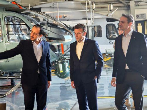 Cyprus, Greece, France leaders send message of unity, solidarity from Paphos Air Base (1)