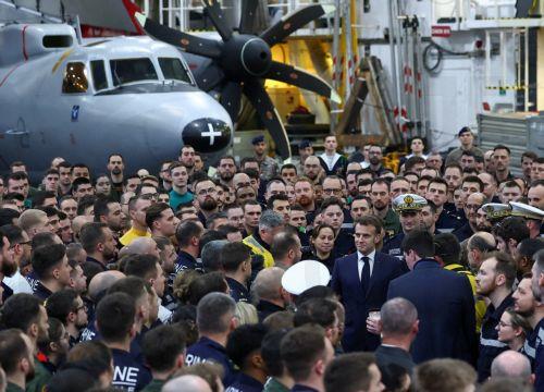 Working for security around Cyprus says Macron