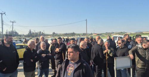 Κανονικά η κινητοποίηση των κτηνοτρόφων στον κόμβο Ριζοελιάς το πρωί της Πέμπτης