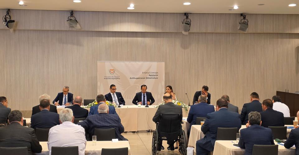 President calls on diplomatic missions to build on Cyprus EU Presidency results