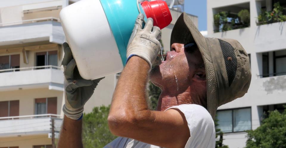 Κίτρινη προειδοποίηση για θερμοκρασία 40 βαθμών στο εσωτερικό