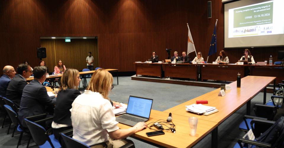 Interior Minister met with GRECO evaluation team on corruption and local...