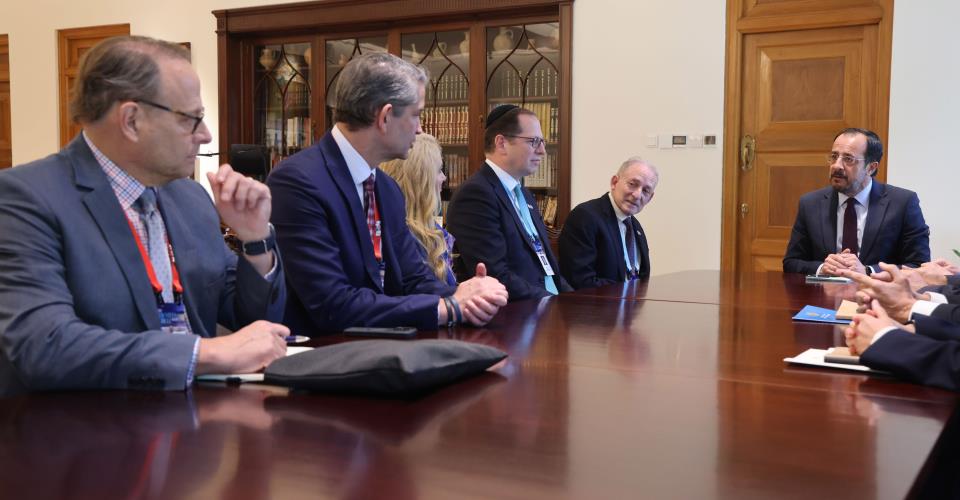 Κυπριακό, σχέσεις με ΗΠΑ και συνεργασία με Ισραήλ σε συνάντηση ΠτΔ-AIPAC