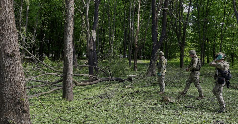 Πυραυλικά πλήγματα της Ρωσίας στο Χάρκοβο της Ουκρανίας