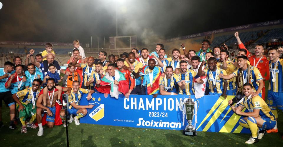 Ο ΑΠΟΕΛ άξιος πρωταθλητής Κύπρου στο ποδόσφαιρο, κατέκτησε τον 29ο τίτλο