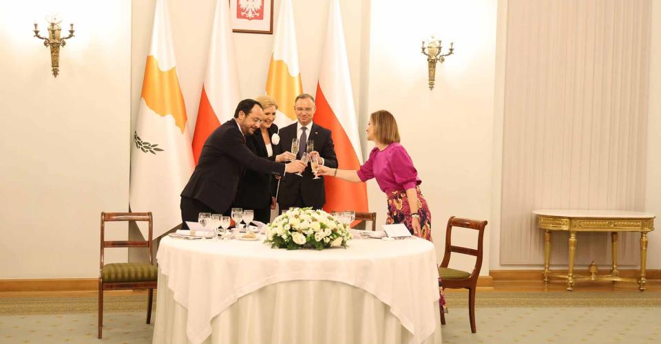 ΠτΔ: τεράστιες προοπτικές για ενίσχυση των διμερών σχέσεων Κύπρου - Πολωνίας